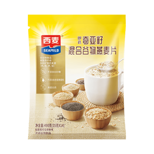 西麦奇亚籽混合谷物燕麦片 轻体营养的完美选择
